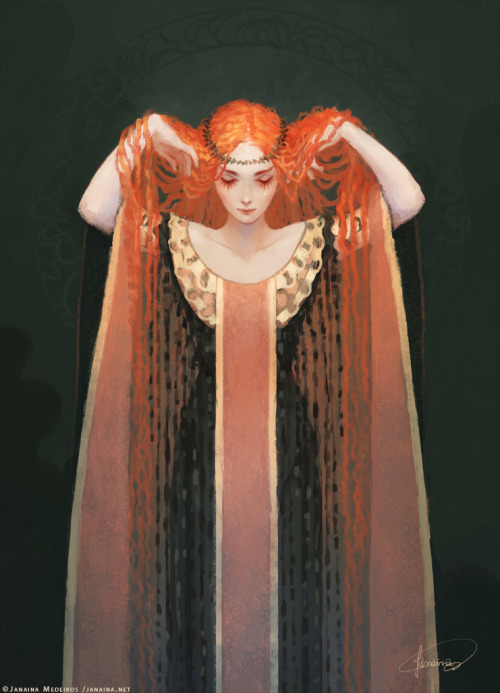 janainaart:Ariadne, mythical princess of Crete.