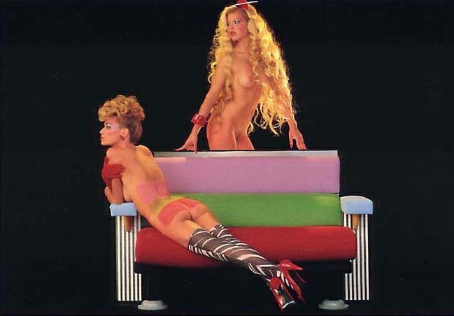classicnudes:  Marianne Gravatte, PMOM - October 1982, and Susie Scott, PMOM - May