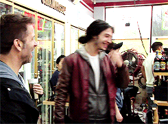 dcfilms:  Ezra Miller on set of Batman V Superman 