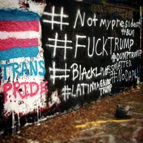 #notmypresident #fucktrump #blm #blacklivesmatter #latinxagainsttrump #noDAPL #transpride #34thstree