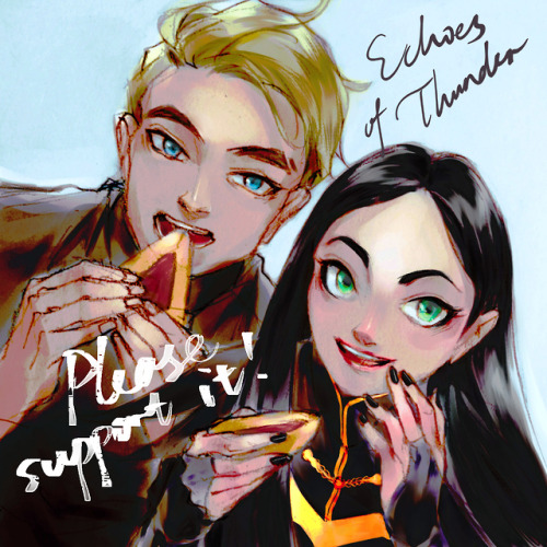 botanicaxu:Here is my preview for Echoes of Thunder, a @dragonprinceofficial​ anthology by @alchemya