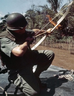 fresnel149:  fnhfal:  War in Vietnam   I’m sorry, but this dude is a certified, card-carrying badass.