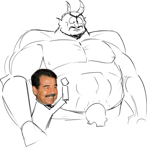 Satan And Sadam Doodle
