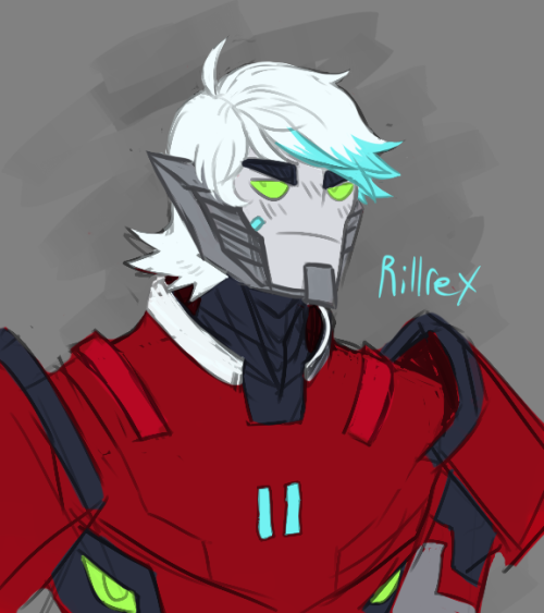 rillrex-archive:I forgot to post this sooner but here’s some progress with Rex’s design 