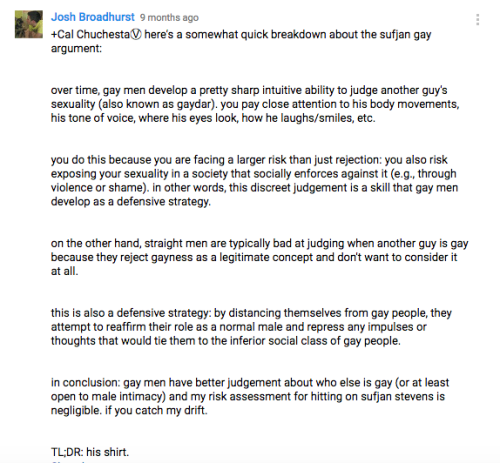 genderists:androgyn:please read through that whole comment. holy fuckglad this is back, “tl;dr his s