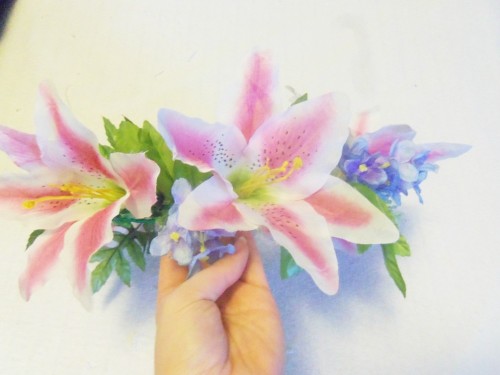 Flower Crown: Pink EasterBy Blue Flower Crafts on Etsy