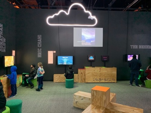 thetangentialruinsminneapolis:So, the new video games exhibit at the Science Museum of Minnesota is 