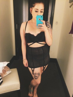 clovehopeful:  always trying on lingerie