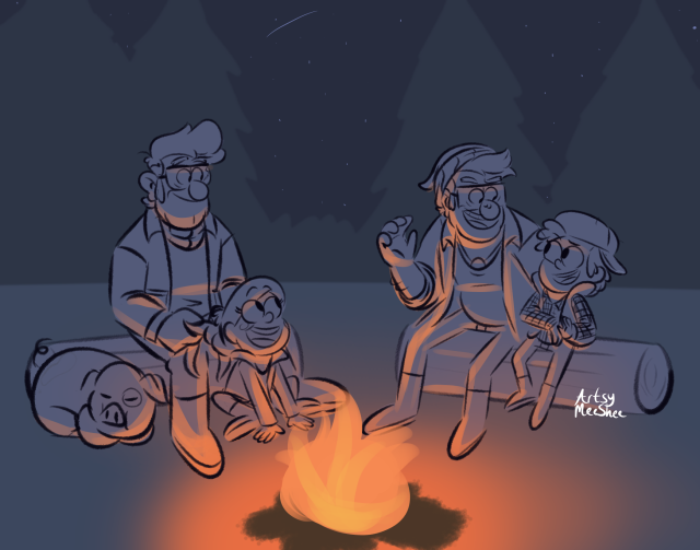Comfortember Day 15: Campfire
