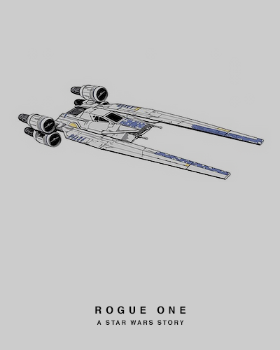 allthevioletthings:Rogue One | Minimalist Film Posters