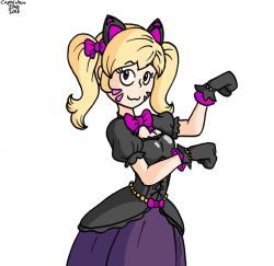 Black Cat D.Va. I’ve been meaning to colour