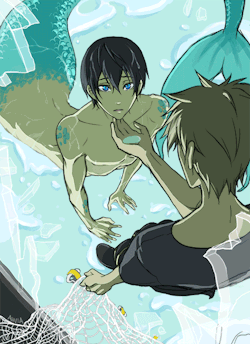 rottingpizza:  hello merharu! firefighter makoto is so close now! [yndr rumbles in the distance] part 3 (part 1 , part 2) 