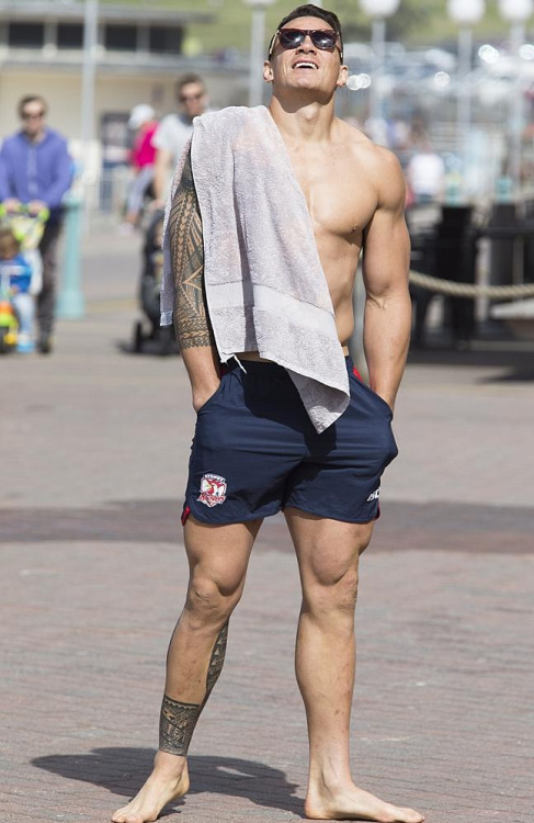 roscoe66:  Sonny Bill Williams of the Sydney Roosters 