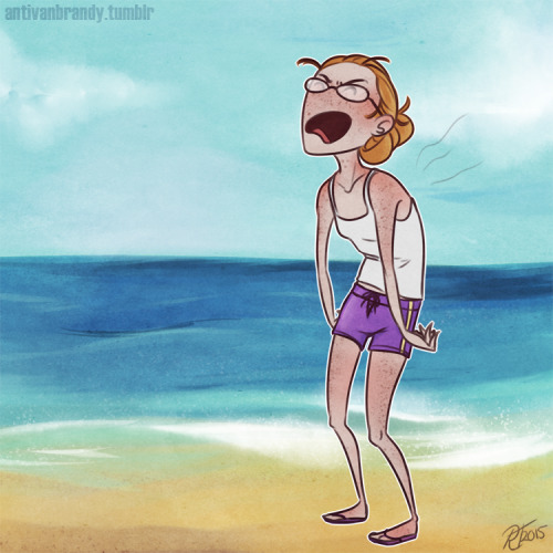 antivanbrandy:Poor Kinzie, I bet it only took ten minutes to rack up that sunburn, too.