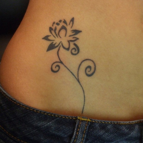 Flower tattoo design