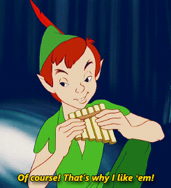 snowqueenelsa:  i always thought peter pan was a cocky little shit  i mean come on