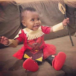 accras:  The fiercest warrior baby in all