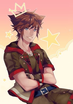 ikoumen: K I N G D O M  H E A R T S { S O R A } finally got around to drawing KH3 Sora, i am disappointed in myself for taking this long to draw a fanart of him. IM READY FOR KH3 ! Really wanna get around to drawing toy sora as well ! 