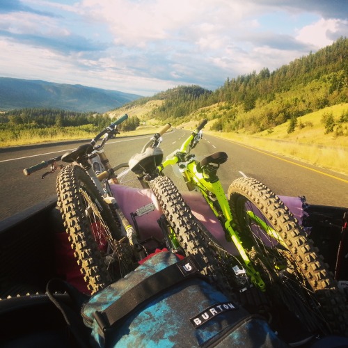 chaosbringsorder:  Driving back from Silverstar, BC