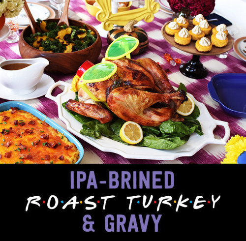 buzzfeedfood: A Potluck “Friends”-Themed Friendsgiving That Even Chandler Would Love THE MENU TO DRI