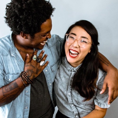 Thank you so much to these two beautiful &amp; badass poets @danez_smif &amp; @fancyrhino fo
