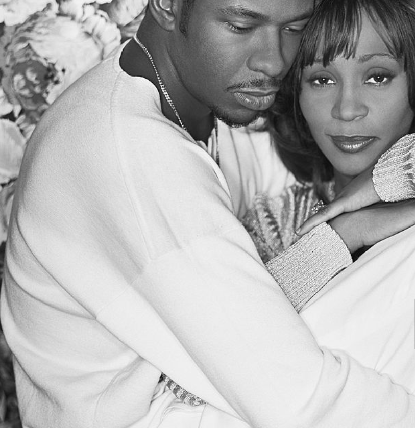 Eclectic Vibes Whitney Houston And Bobby Brown With Their