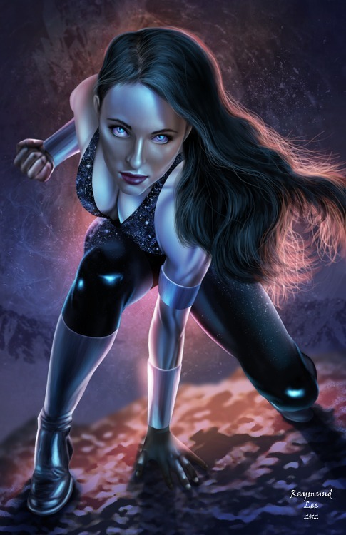 superheropinups: Donna Troy - Raymund Lee