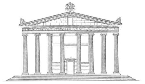 classicalmonuments:Temple of ArtemisLeukophryeneMagnesia on the Maeander2nd century BCEThe temple of