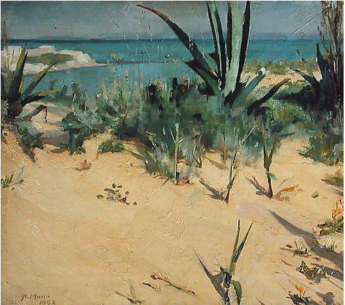 Alexander Mann, Sand Dunes, Tangier, 1882