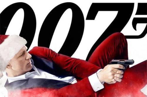 aj-watson: too-cool-for-facebook: A little something for the 007 fans out there Happy, happy Christm