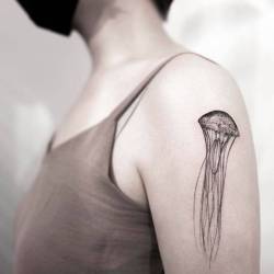 officiallittletattoos:  By Ilwol Hongdam,