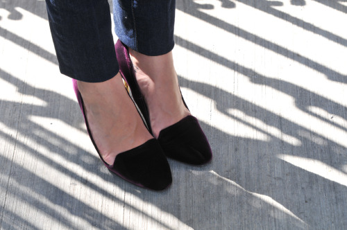 Kurt Geiger Velvet Shoes