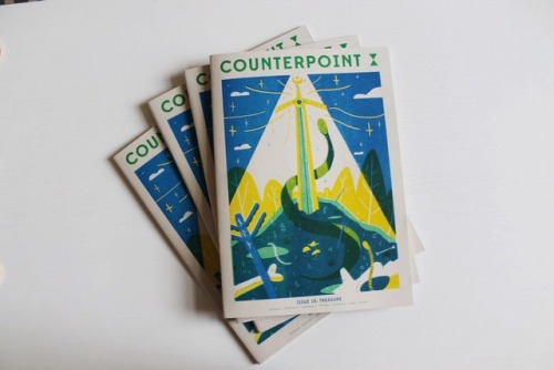 I had the pleasure of illustrating the front cover of Counterpoint Magazine’s 15th issue on ‘Treasur