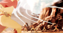 cainora:airbenders helping korra (3x13 / 4x06)