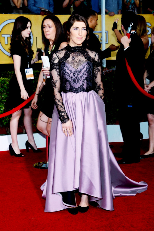 2014 Red Carpet Favorite Dresses 026/365Mayim Bialik in Kveller at SAG Awards