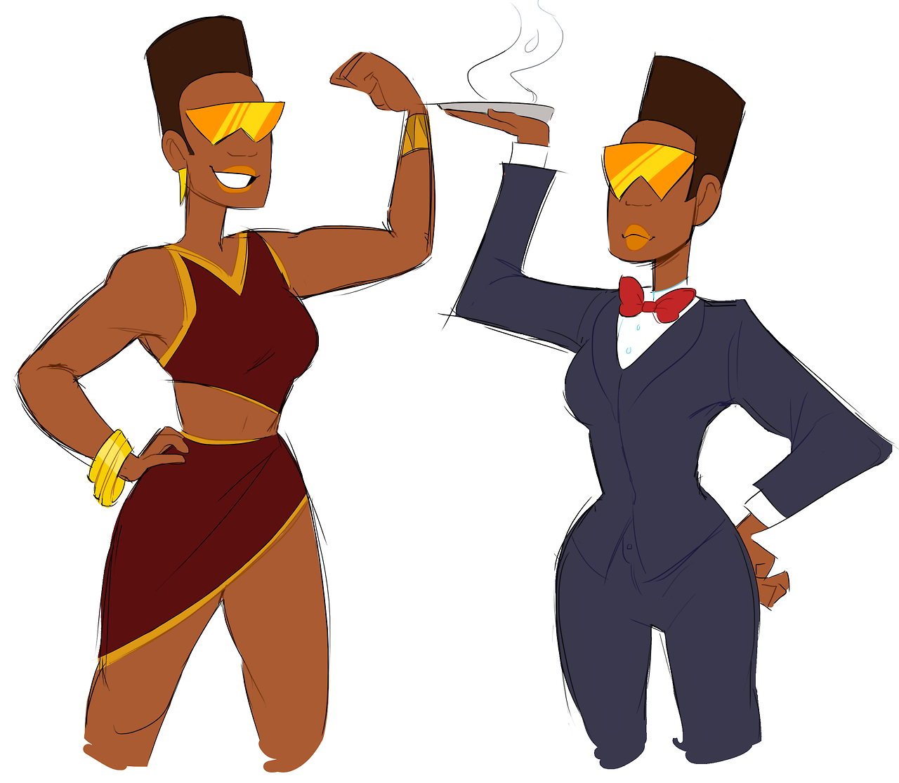 traumatizedofficial:so i may or may not have had a little fun with garnet’s concept