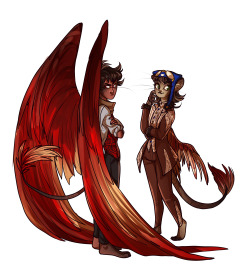 pseudocon:  I keep forgettting to post this OTL Creaturestuck Karkat and Nepeta, in fancy clothes once more.  They both have cute little whiskers *v* 