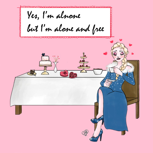 Made some cute self love Elsa Valentines’ Day cards  2/2