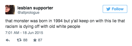 caliphorniaqueen:  gurl:  22 Twitter Reactions To The #CharlestonShooting That Will Really Make You Think   “when white people are killed in such a manner, we mourn as a country. When black people are murdered we have to mourn as a community”that