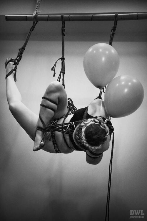 cubicletocollar: camdamage:birthday bondage with bex  [photo - DWLPhoto | rope - cam dam