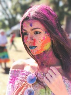 dailyactress:  Victoria Justice   at Holi Color Festival in San Fernando Valley 05/13/2017