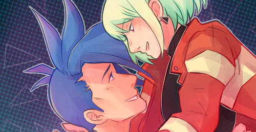 My preview for the @sparkofhopezine!! A Promare digital charity zine! All profits will be donated to