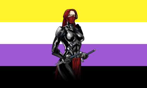 Skarlet from Mortal Kombat is nonbinary!(requested by @justanothergeekyfan)