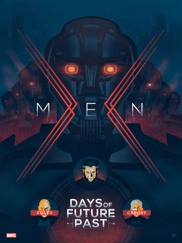 thecyberwolf:  X-Men: Days of Future Past &ldquo;Poster Posse Project #6 - Blurppy Exclusive”