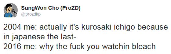 prozdvoices:  hey, wanna follow me on Twittersometimes I tweet about my young anime-watching