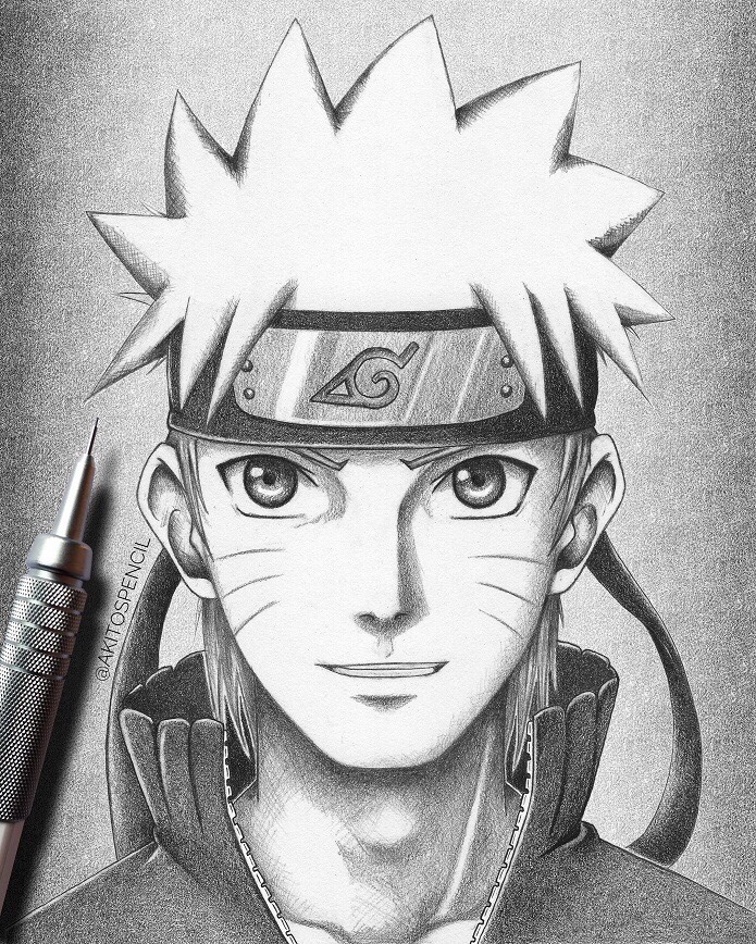 Naruto, Pencil Sketch 