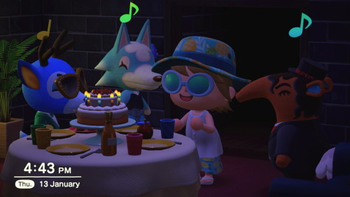 It was my birthday yesterday Even Kapp’n came by the Roost on my birthday – it’s like the game knows