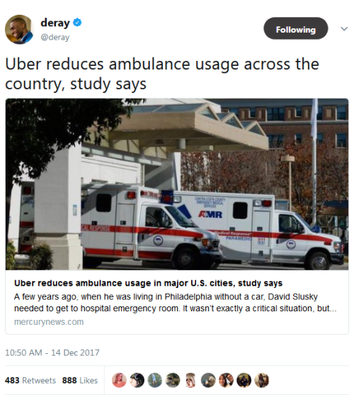 lazebian: whyyoustabbedme: An indictment of our healthcare system. Uber is less expensive millennial