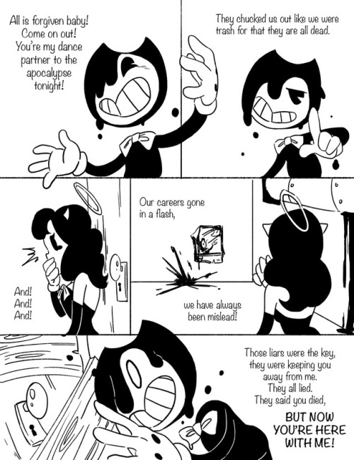 littleroundpumpkin:Meant to be Yours from Heathers the Musical but in BATIM style. It’s my fav