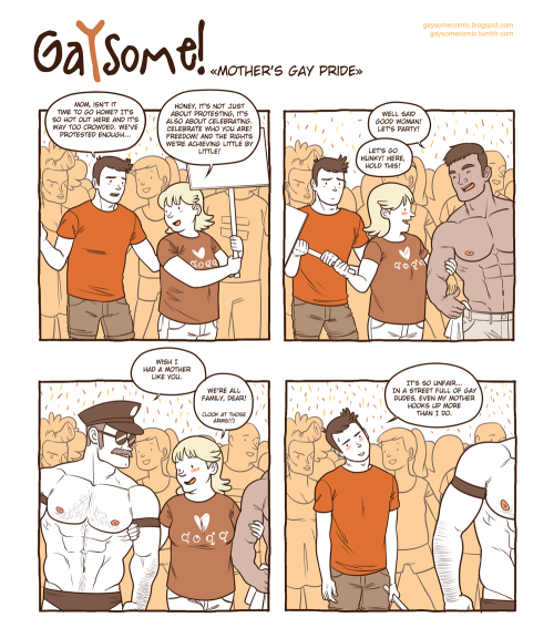 gaysomecomic:  27. Mother’s gay pride